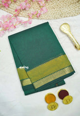 Nayanthara inspired Karthigai silk cotton - Green